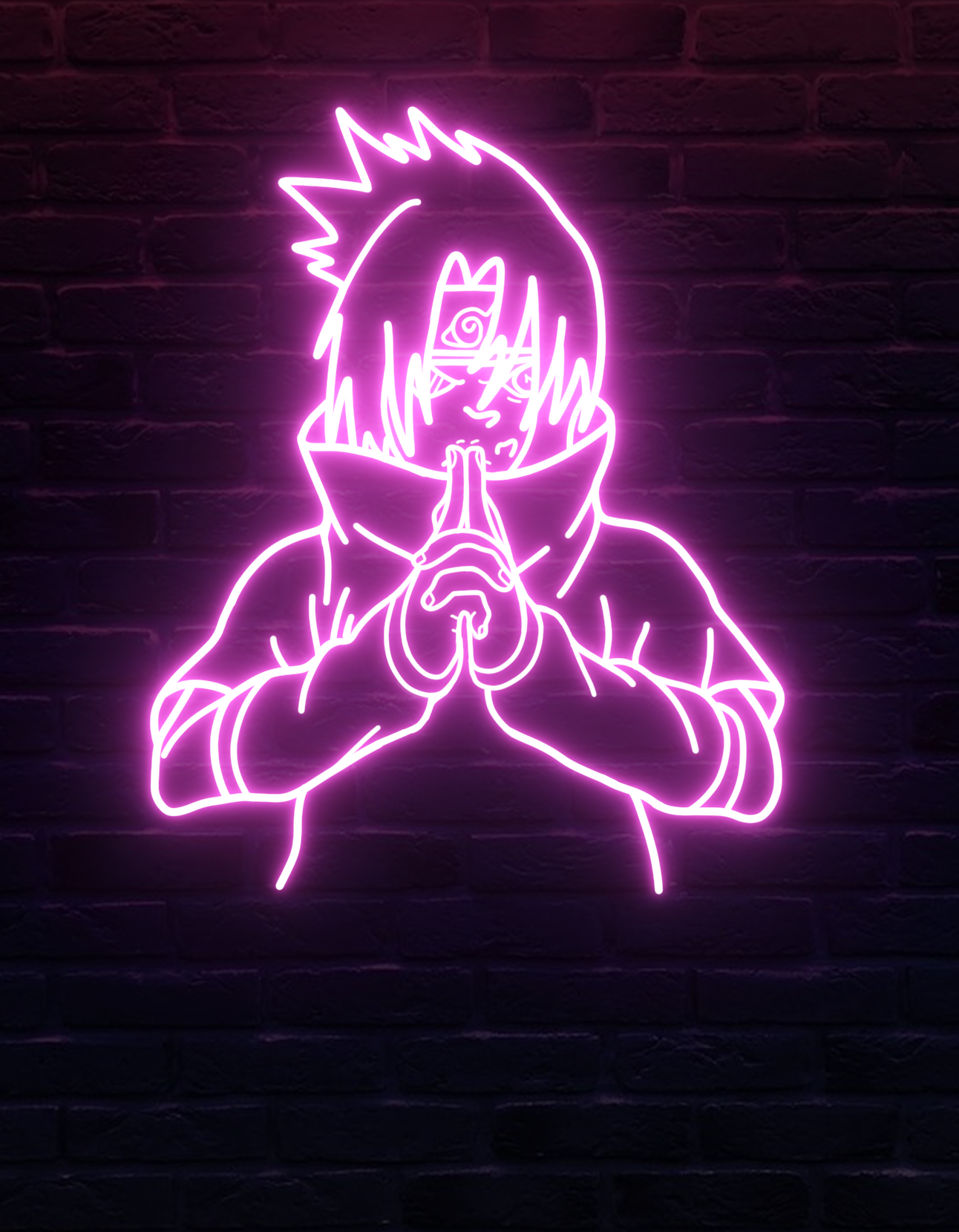 sasuke neon light