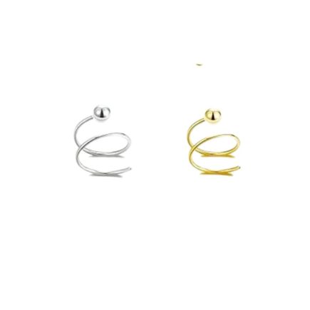 Double Nose Hoop Effect Circle