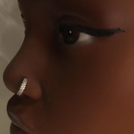 Rhinestone Crystal Nose Hoop Jewelry