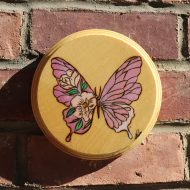 Purple Floral Butterfly