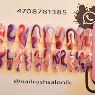 Pink and Purple Swirl