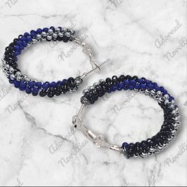 ANA826124 - Royal Blue, Silver & Black 30mm