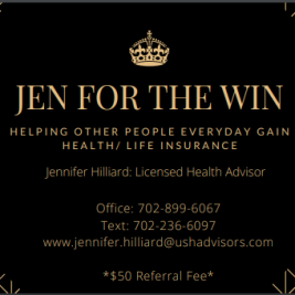 Jen 4 the Win: Licensed Health Advisor