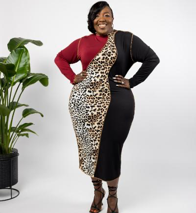 Trio Cheetah Dress
