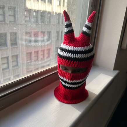 Odumodu horned ski mask