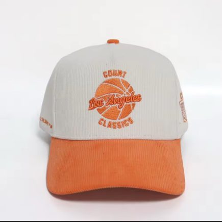 Court Classics LA Hat White/Orange