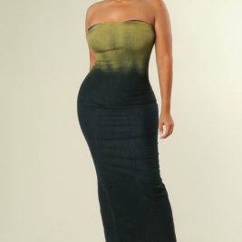 Acid Wash Denim Dress