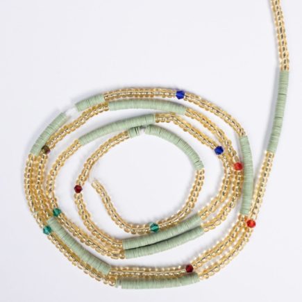 Mint Cantonments Waist Beads